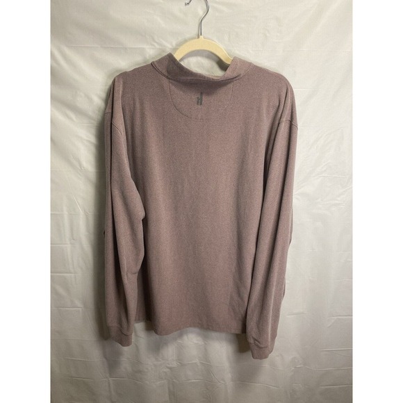 Johnnie-O Mens‎ Performance 1/4 Zip Lightweight Sweater Purple Size XL Stretch - Picture 2 of 3